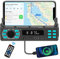 Podofo Autoradio Bluetooth mit 1 DIN Stereo con Supporto per Cellulare Sistema Vivavoce Bluetooth 5.1, Autoradio 12V Lettore Mp3 Supporta Radio FM, 2 Porte USB, Scheda SD, AUX-IN, Ricarica Rapida