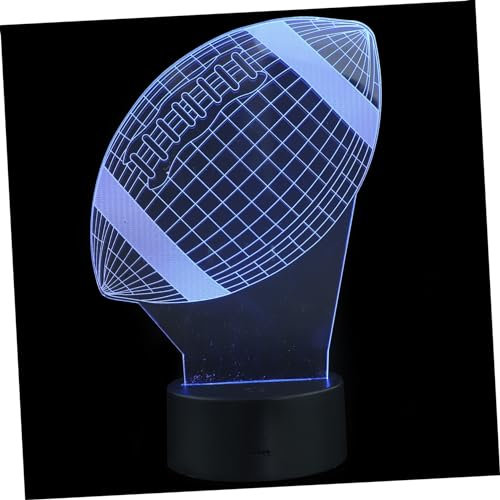 Angoily Rugby- -3d-nacht-illusionslampe Touch-farbverschiebungen Dekoratives Licht Für Jungen Und Mädchen Erwachsene Schlafzimmer Wohnzimmer