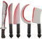 Pettaku Halloween Toy Simulation Plastic Machete Access
