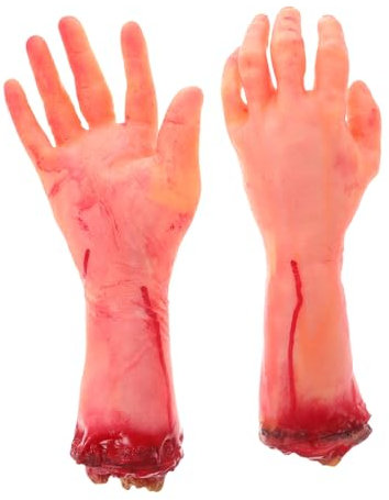 TOYANDONA 2pcs Halloween Fake Hand Decorations Prosthetic Hand Model Skeleton Props for