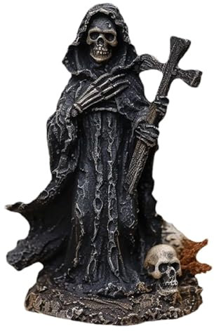 Dekofigur des Teufels - Skulptur aus Harz, Halloween-Dekoration für den Schreibtisch, detaillierte handgefertigte Figur, Halloween-Schreibtischstatue für Arbeitszimmer, Wohnzimmer