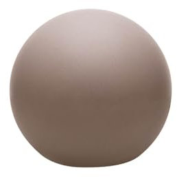 8 seasons design Solar Kugelleuchte 40 cm Shining Globe (taupe) LED warmweiß, Dämmerungssensor – wetterfest – Solarlampe für außen (Garten, Terrasse, Balkon) – robust & langlebig