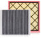 KEQGPCBE 2442&27107 1x Innenraumfilter,1x Luftfilter Für Opel Zafira Tourer C