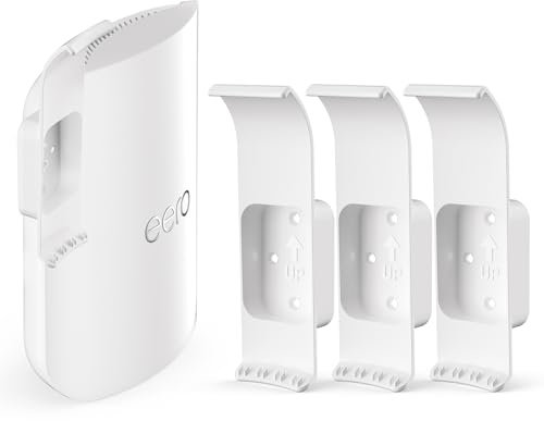 eero Max 7 Wandhalterung, Router-Halterung für eero Max 7 Tri-Band-Mesh-WLAN-System, verstecktes Kabelmanagement – platzsparend (3 Stück)