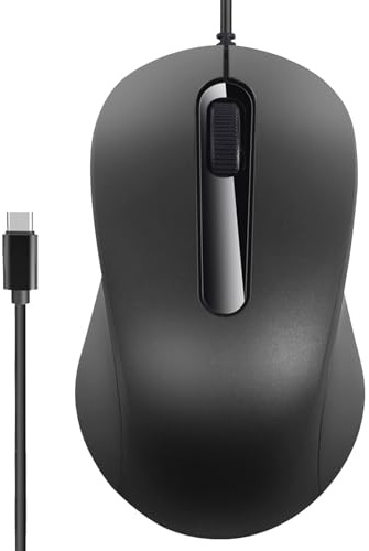 Usb Mice Wired Silent Plug-and-Play Ergonomic Anti-Slip | Laptop Mice Wired Accessories Optical Scroll Wheel Silent Home Office School Game Women Men Laptop PC Desktop Work Student