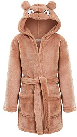 ScruffyTed Kids Novelty Animal Bath Robes Dog 4-5 Years