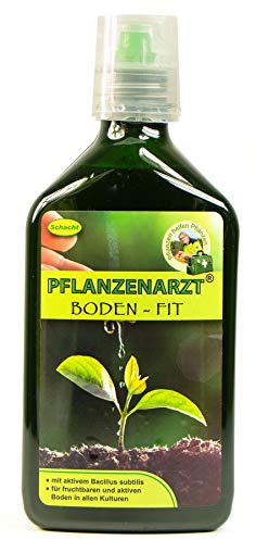 PFLANZENARZT® Boden-Fit Konzentrat, Organischer NPK-Flüssigdünger/Bodenaktivator, 350ml