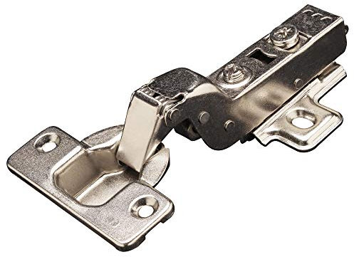 System Holz s.r.l. Kit 4 Cerniere con Ammortizzatore per Mobili con Ante in Legno, acciaio nichelato