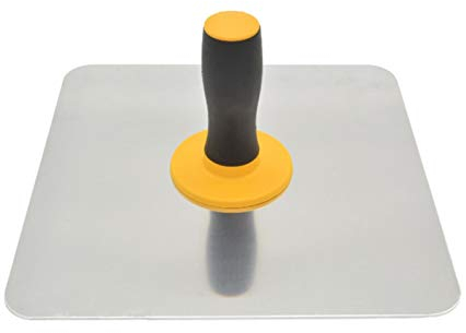Mortar Board Holder, Aluminium Plastering Hawk with Soft Grip Handle, Home Paint with Handle Finishing Plastering Tool for Cement, Mortar, Drywall