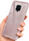 ONEFLOW Coque de protection à paillettes pour Redmi Note 9 Pro, avec protection de l'appareil photo, élégante pailletée, fine en TPU pour femme, compatible Qi, rose