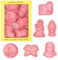 Eid Mubarak Ausstechformen, 6 Stück Eid Muslimischen Cookie Cutter, Eid Mubarak Plätzchen Ausstecher, Ramadan Islamischen Muslimischen Verschiedene Motive Fondant Kuchen Keks Gebäck Fondant Mold