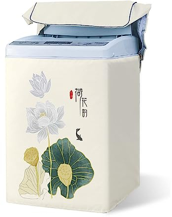 Odot Cacopertura Lavatrice Carica Dall'alto, Copertura Lavatrice per Esterno con Cerniera, Interni Esterni Impermeabile