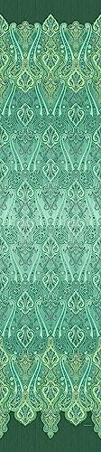 Bassetti RAGUSA Foulard aus 100% Baumwolle in der Farbe Tannengrün V1, Maße: 270x270 cm - 9325941