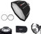 Triopo Softbox 25.6in/65cm Softbox ottagonale con griglia a nido d'ape, sgancio rapido Bowen Mount Umbrella Softbox modificatore diffusore di luce per Bowen Mount Monolight (K2-65)
