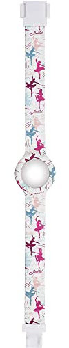 HIP HOP Orologio HBU0902 BAMBINA KIDS FUN quadrante MONO-COLORE ALTRO e CINTURINO SILICONE BIANCO