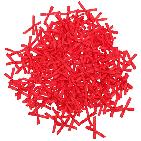 Alipis 200St Krawatte Weihnachtsschleifen Ornamente Schleife selber Machen Halloween Haarschmuck seidenband Geschenke Girlande Geschenkdekore schöne Haardeko Handbuch Kranz Zubehör Stoff
