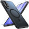 OWKEY für Samsung Galaxy A36 Hülle, Magnetisch Samsung A36 5G Handyhülle für MagSafe mit Schutz Glas Dünn Militärschutz Schutzhülle Case für Samsung Galaxy A36 (Schwarz)