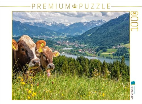 CALVENDO Puzzle Sicht auf den Alpsee in Immenstadt | 1000 Teile Lege-Größe 64 x 48 cm Foto-Puzzle für glückliche Stunden