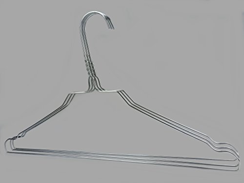 100 x Kleiderbügel RSR-Hangers® Drahtbügel Set Drahtkleiderbügel Metallkleiderbügel Metall verzinkt Stärke 2,2 mm Hemdenbügel Blusenbügel hochwertig verzinkt 40 cm *TOP QUALITÄT*