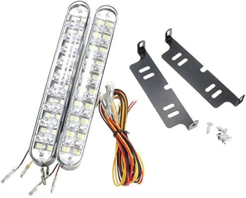 MASUNN 2ST Car Tagfahrlicht DRL Tageslichtlampe mit Turn Leuchten