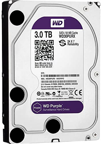Western Digital Disco duro de 3 TB HDD WD30PURX de 3 TB