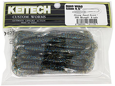 Keitech Mad Wag Slim 4.5'' #205 Bluegill