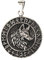 Kiss of Leather Anhänger Wolfskopf aus 925 Sterling Silber Nr. 352
