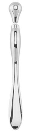 Exceart Mini Metal Makeup Spatula Eye Cream Applicator Eye Cream Massage Wand Stick Facial Mask Spatula (Silver)