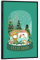 artboxONE Poster mit schwarzem Rahmen 30x20 cm Natur Xmas Couple in Love - Bild Xmas Couple in Love Camper Christmas