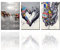 Banksy Street Art Decor Graffiti Wandkunst Aamd Hand Gottes Gemälde für Schlafzimmer Händehalten Bilder nordische Kunstwerk 3 Stück Heimdekoration