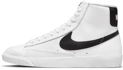 NIKE Blazer Mid '77, Sneaker Donna, White/Black, 41 EU