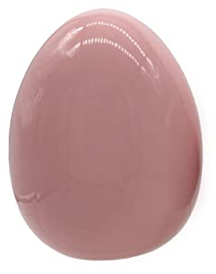 Knüllermarkt 33641-003 I Keramik Eier Ei Ostereier I rosa I Ostern Frühling Tischdeko Deko Dekoration Gesteck Gestecke ca.10,5 cm