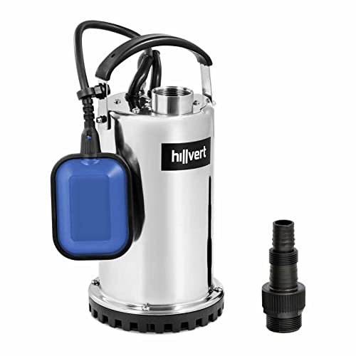 hillvert Submersible Pump 11 m³/h 7 m 750 W Float Switch Pool Pump Cistern Pump Submersible Pressure Pump