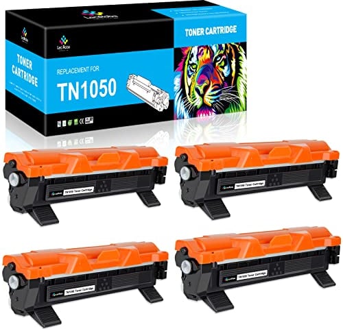 LeciRoba TN1050 für Brother TN-1050 TN1050 Toner für Brother DCP-1510 DCP-1610W DCP-1612W DCP-1512 HL-1210W HL-1212W HL-1110 HL-1112 MFC-1810 MFC-1910W (4-Schwarz)