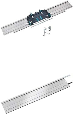 Lot de FKS 145 Rail De Guidage pour Scie Circulaire - Compatible avec toutes les Scies Circulaires + Kit Rallonge pour Rail de Guidage FKS 145, Rallongement jusqu'à 255 cm