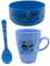 SMART Pirates World 3-teiliges Frühstücksset für Kinder, mit Tasse, Schüssel und Löffel, Kindergeschirr-Set mit Piraten-Weltdesign