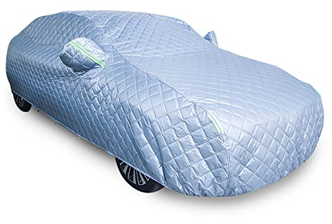 Winter Autoabdeckung für Fiat PANDA 4. Series Sport Cross Life | Autoplanen Outdoor Baumwolle Verdickte für Gegen Schnee, EIS, Frost, Staub, Sonne
