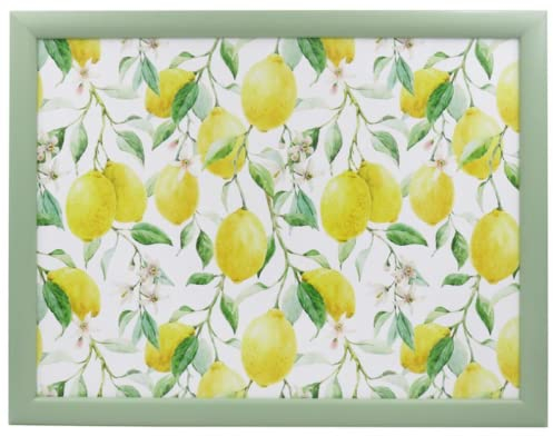Tamersgifts Cushioned Laptrays Lap Tray TV Dinner Bean Bag Padded Cushion Gift (Lemons Laptray)