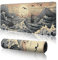 Japanese Waves Gaming Mouse Pad Large Desk Mat,Anime Mouse Pad Gaming Desk Pad Keyboard Pad,31.5 x 11.8 Extended Mousepad XL Anime Mouse Pads for Desk Mouse Mat with Non-Slip Base and Stitched Edge