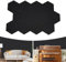 Hexagon Akustikpaneele Selbstklebend 12 Stück Akustikschaumstoff Schalldämmung, Hohe Dichte Schallschutz Wand für Wanddekoration und Akustische Behandlung Schallschutzplatten 30×35×0.9cm (Schwarz)