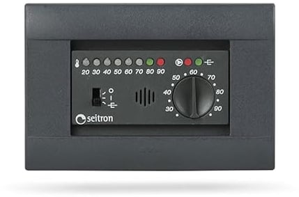 Centralina termocamino Seitron fuego elettronica da incasso con allarme
