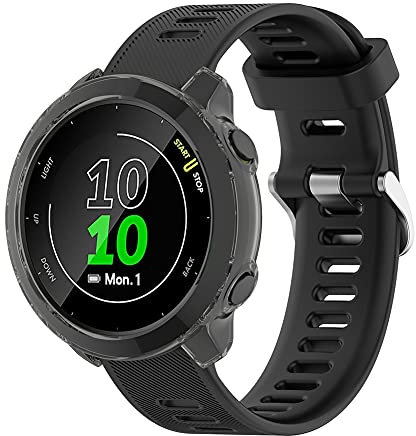 AMZLORD Custodia pratica in TPU for Forerunner 55/158 Cover for orologio Smartwatch Popolare for parti di prodotti elettronici (Nero)