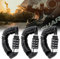 FINEASY 3 Pièces 150cm Antivol Casque Moto, Cadenas Antivol Velo Code À 4 Chiffres, Cadenas Cable Antivol en Alliage De Zinc Et PVC, Cadenas Velo Antivol pour Casques Poussettes Lampes De Sac À Dos