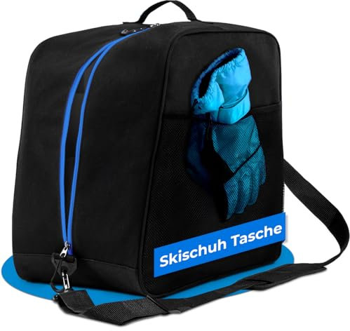 STYNGARD Skischuhtasche mit Platz für Zubehör [38 L] - Tasche für Skischuhe mit - Skischuhe Tasche - Skistiefeltasche - Modell Cortina