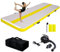 Feath-R-Lite 10ft aufblasbare Gymnastikmatte, Training Matten 4 Zoll dick, Gymnastic Tumbling Tracks für Home Gym/Yoga/Cheerleading mit elektrischer Pumpe (gelb)