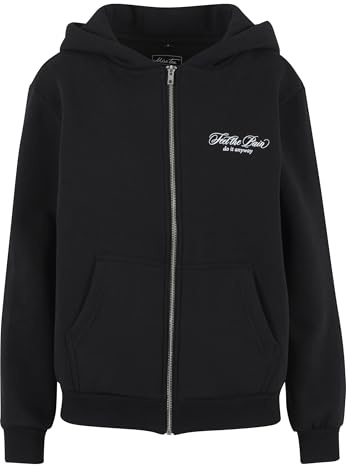 Miss Tee Feel The Pain Ladies Fluffy Zip Hoody