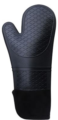 Guantes de silicona for hornear Manoplas de silicona for horno de cocina for adultos Guantes de silicona antideslizantes Guantes de aislamiento térmico de silicona Manoplas Manoplas de cocina multifun