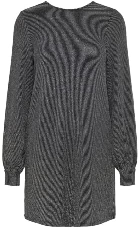 ONLY Damen Onlcarol L/S Glitter Bow Dress Cs JRS Onlcarol L/S Glitter Bow Dress Cs JRS (1er Pack)