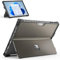 Case for Microsoft Surface Pro 7 Plus/7/6/5/4/LTE, Full Body Protection All-in-one Rugged for Surface pro 12.3 Inch Cover, TPU Rugged Frame, Compatible with Type Cover Keyboards, Transparent Grey