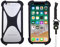 ABCTen Case for Doro 8100 8200 Shock-Absorption Bumper Cover Protective Rubber Silicone Phone Case for Doro 8035 1380 1370 1360 Case With a Strap (Black)